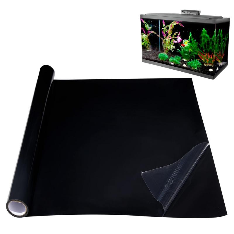 Aquarium Fish Poster - Black Aquarium Background Wallpaper PVC Fish