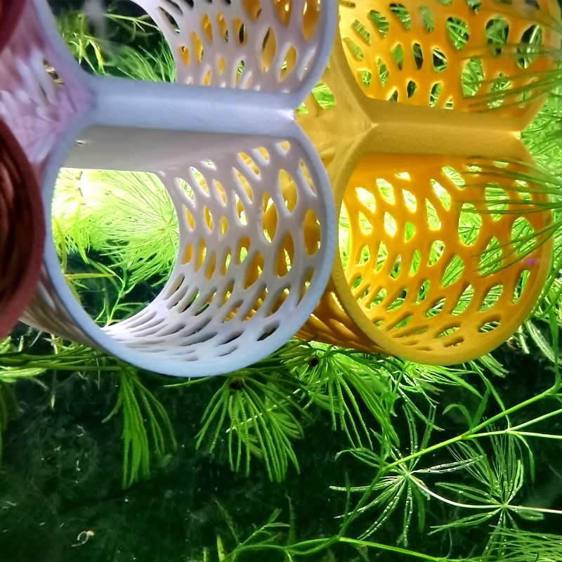 Aquarium Fish Hiding Places - Floating Betta Hammock Tunnel, Shrimp House