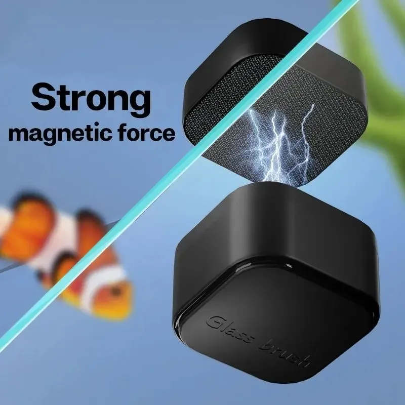 Mini Square Magnetic Brush Aqu - Aquarium Fish Maintenance review and price
