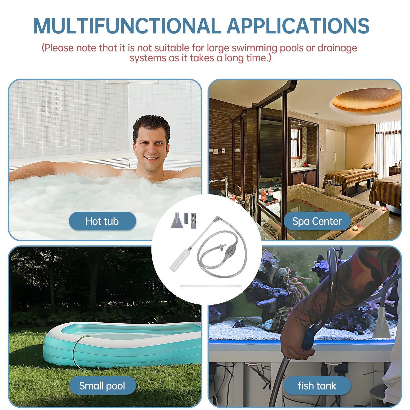 Hot Tub Vacuum Cleaner 10ft Sw - Aquarium Fish Maintenance review and price