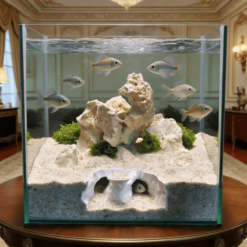 Aquarium decoration can enhanc - Aquarium Fish Hiding Places review and price