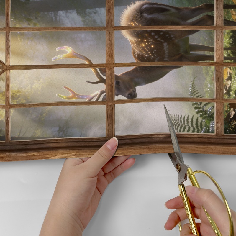 80x180cm 3D Fake Arch Window W - Background Film 3D review and price