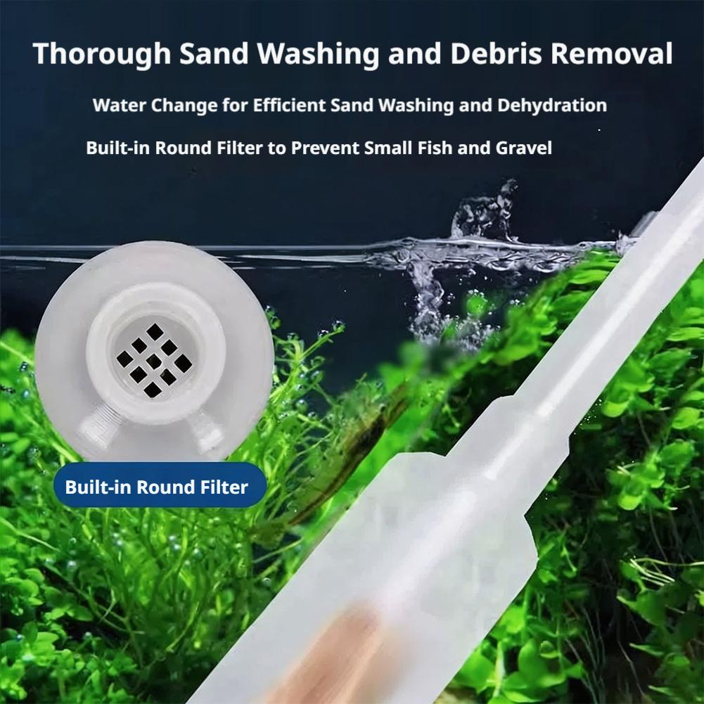 Manual Aquarium Siphon Fish Ta - Aquarium Fish Maintenance review and price