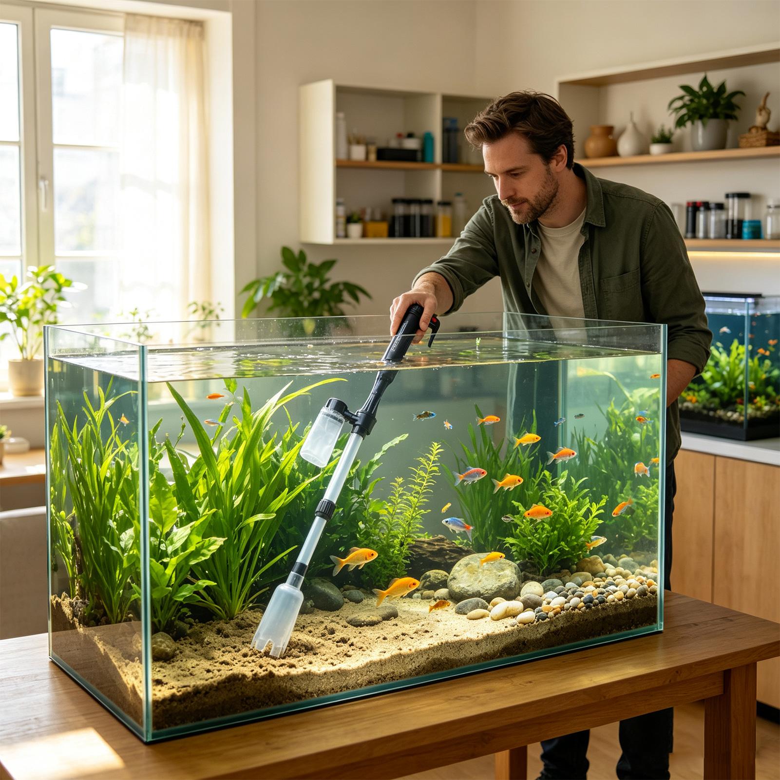 3 in 1 Aquarium Vacuum Gravel  - Aquarium Fish Maintenance review and price