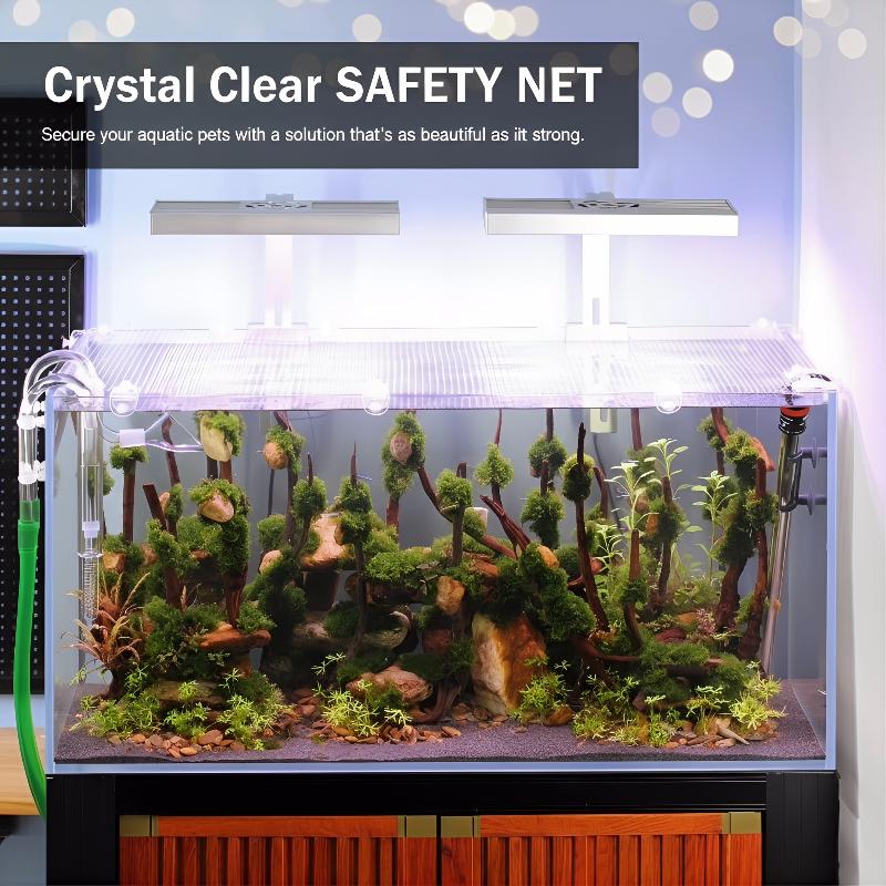 1Pcs Anti Escape Fish Tank Net - Aquarium Fish Jump Guard review and price