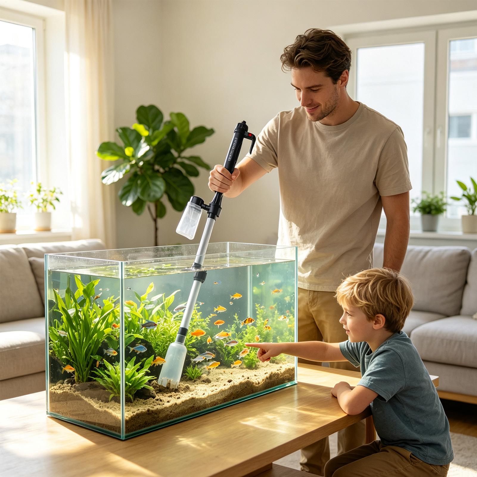 Aquarium Vacuum Gravel Cleaner - Aquarium Fish Maintenance review and price