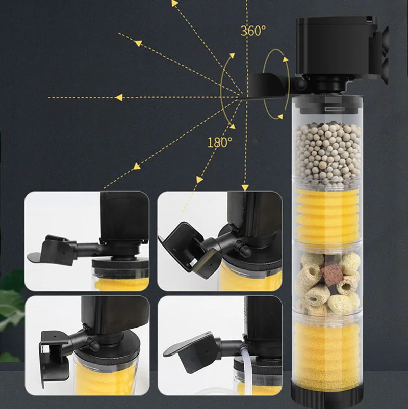 220V 50Hz Silent Filter for Aq - Aquarium Fish Images review and price