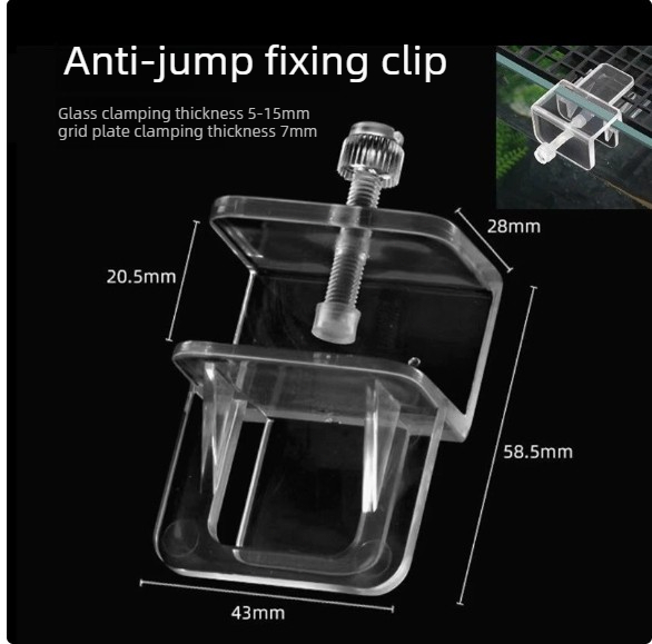 Aquarium Cover Clamp Acrylic F - Aquarium Fish Jumping review and price