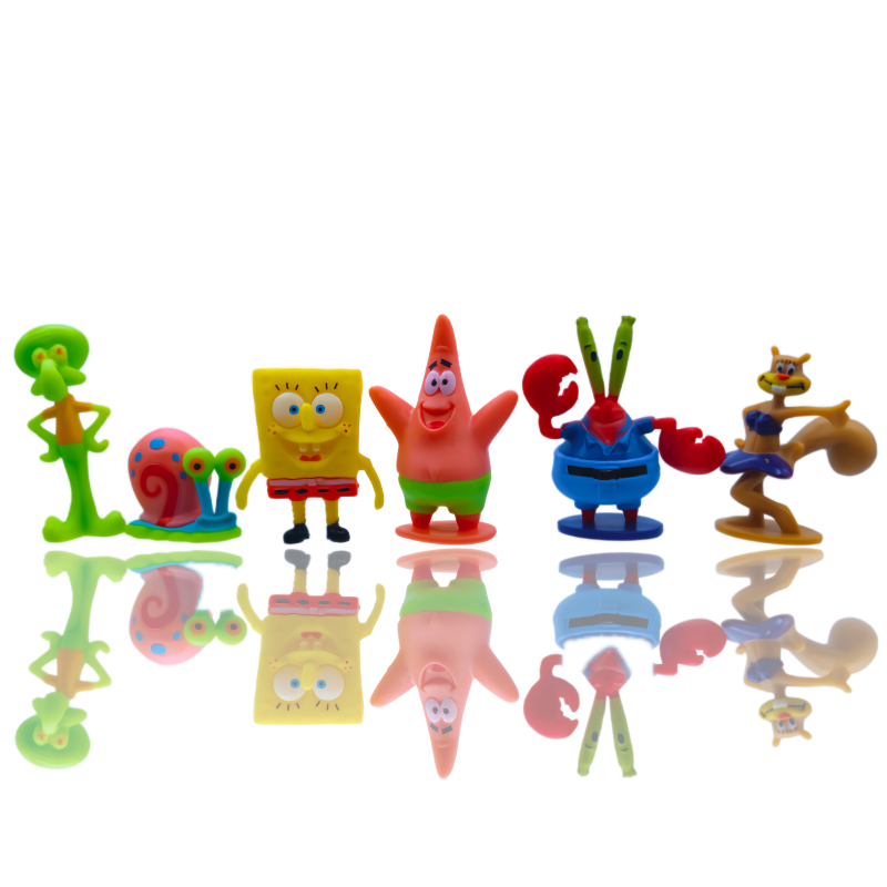 6pcs SpongeBob Fish Tank Decor - Aquarium Fish Hiding Places review and price