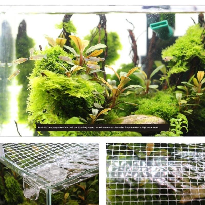 1Pcs Fish Tank Net Anti Jumpin - Aquarium Fish Jump Guard review and price