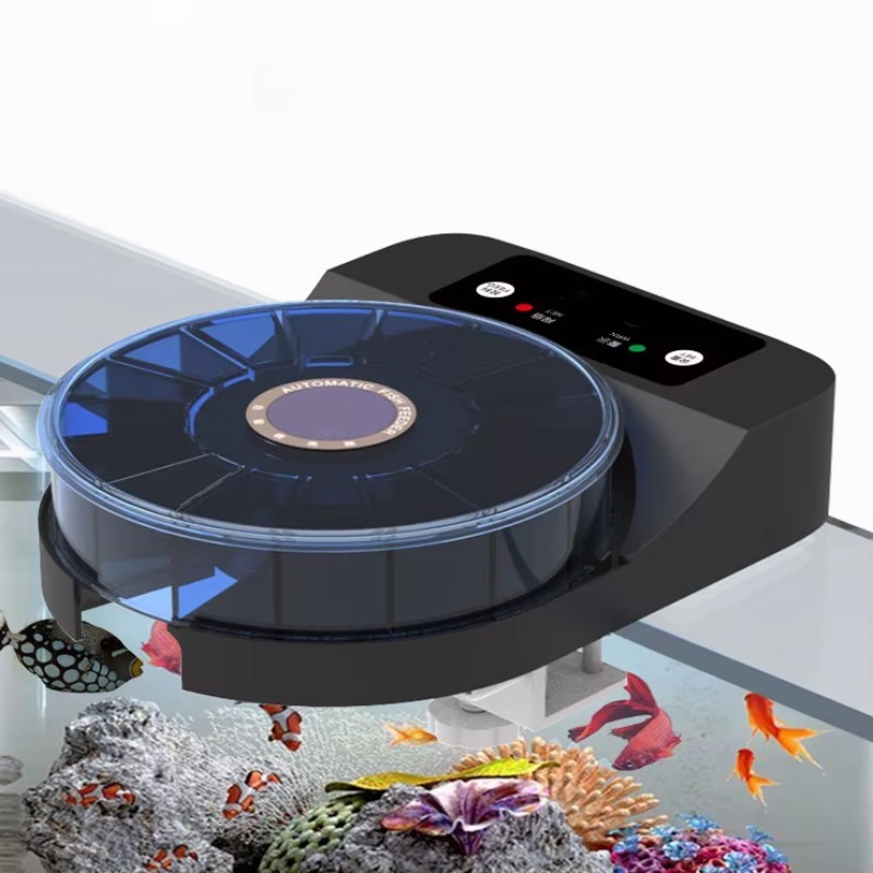 Rechargeable Automatic Fish Fe - Aquarium Fish Big Size review and price