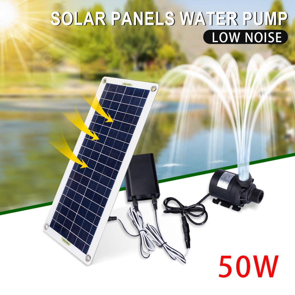 50W Solar Power Water Pump Set - Aquarium Fish In Pond review and price