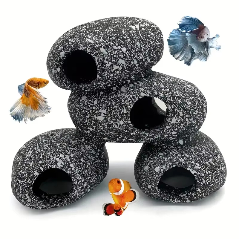 1/2Pcs Aquarium Cichlid Stone  - Aquarium Fish Hiding Places review and price