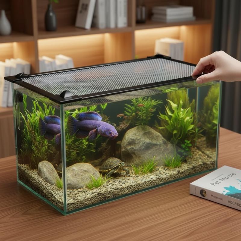 Magnetic Fish Tank Anti Jump M - Aquarium Fish Jump Guard review and price