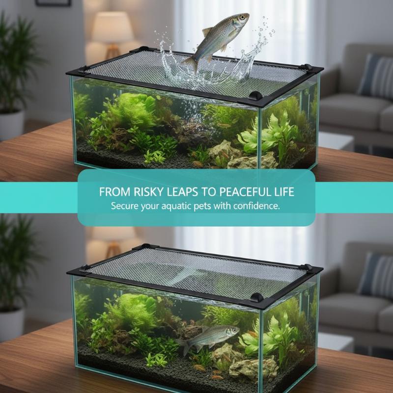 Magnetic Fish Tank Anti Jump M - Aquarium Fish Jump Guard review and price